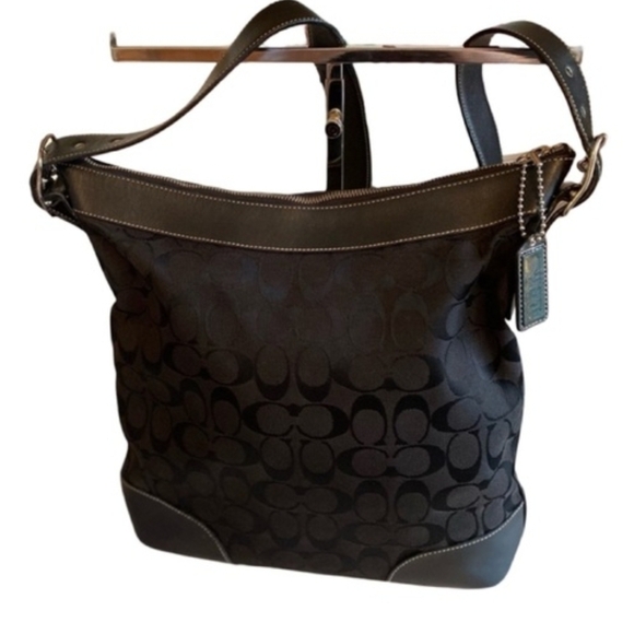 Coach Chelsea Signature Canvas & Leather Vintage Bag With Matching Wallet - Picture 4 of 13